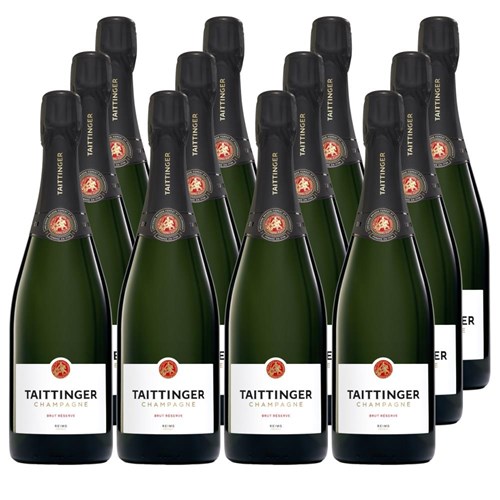Taittinger Brut Champagne 75cl Crate of 12 Champagne